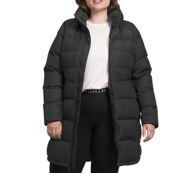 The North Face Women Metropolis Parka 550 Down Insulated Plus Size 1X, TNF Black - Picture 2 of 16